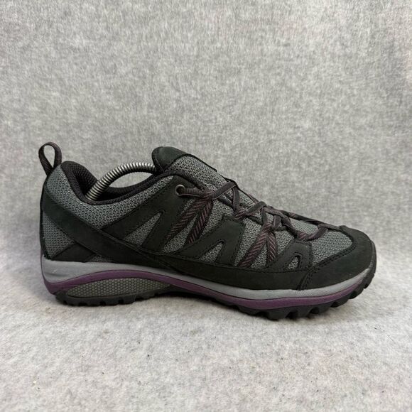 Merrell Womens Shoes Size 7 Siren Edge 3 Grey Purple Outdoors Hiking Sneakers - Picture 6 of 9